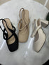 Retro Elegant Marry Jane Sling Block Heels